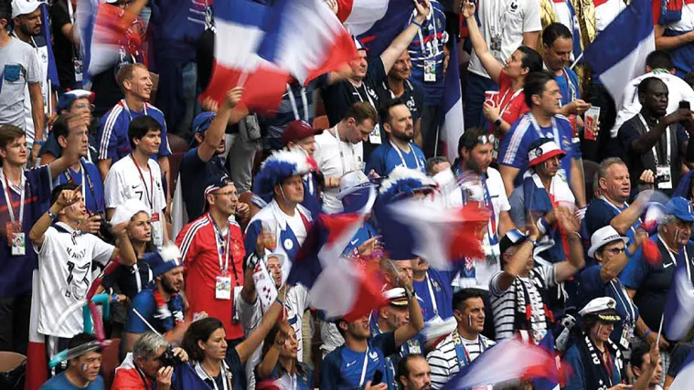Foule de supporters