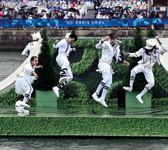 4 danseurs au Jeux Olympiques