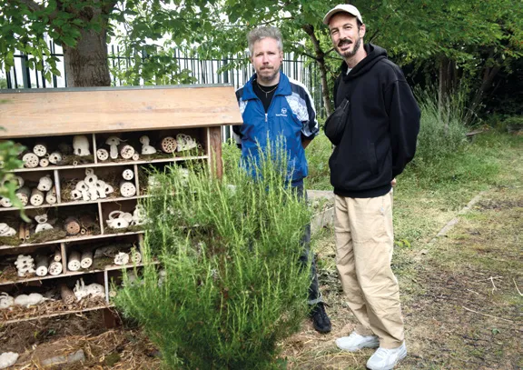 De gauche à droite, Gilles Baudry et Raphaël Emine.